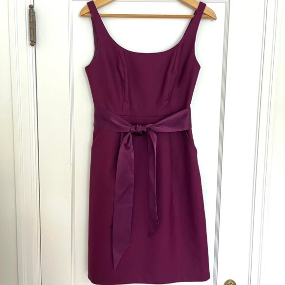J. Crew Dresses & Skirts - J Crew Wine Sheath Dress | Size 2P